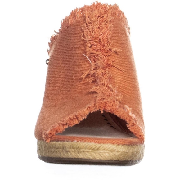CIRCUS BY SAM EDELMAN Orange Wedge Sandals 6.5 - Picture 2 of 7